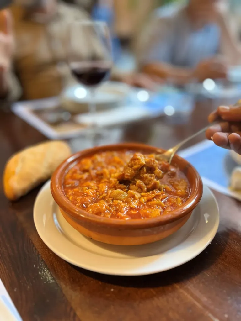 Plato con callos